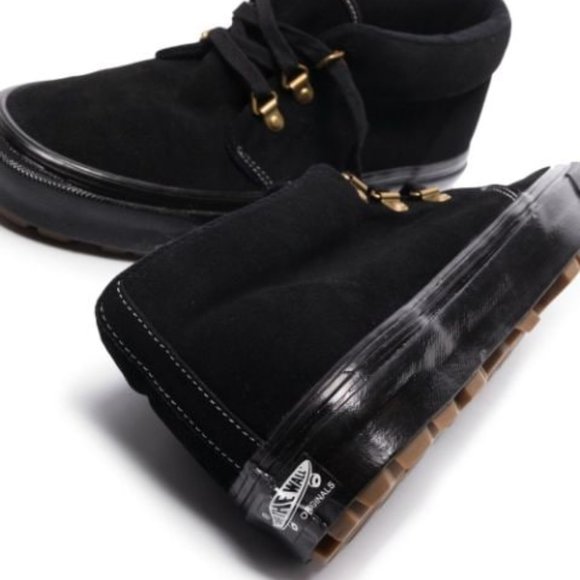 Vans Vault OG Chukka Sierra LX Black Suede Skate Shoes Men's - Picture 2 of 12